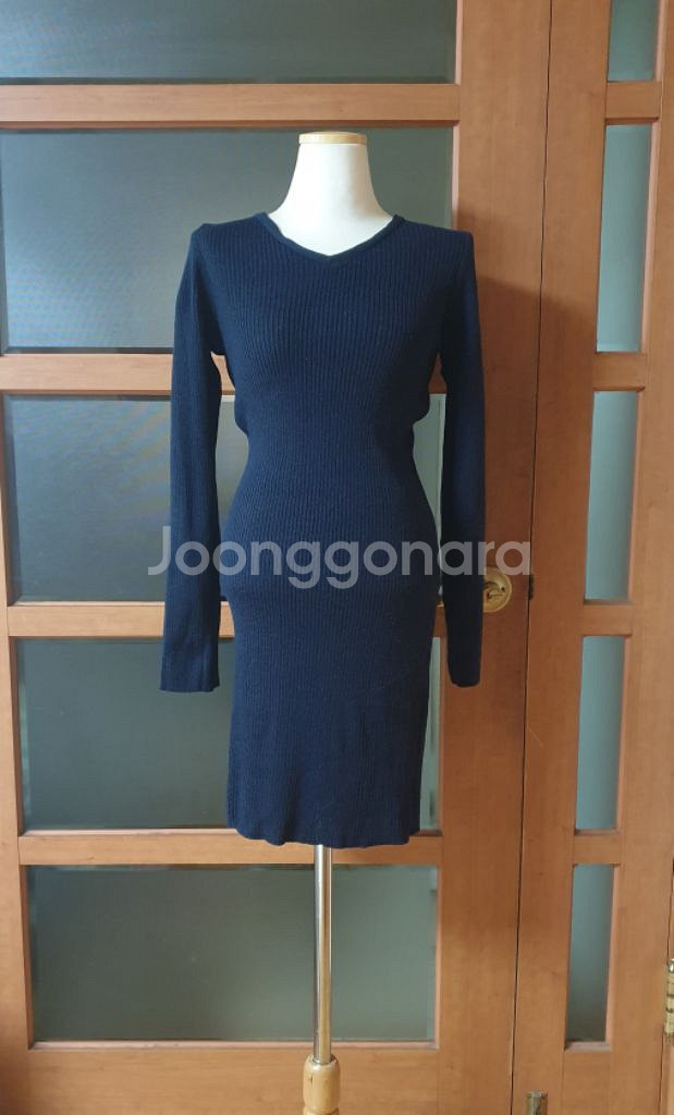 (새제품)트위드 니트자켓+골지니트원피스--4