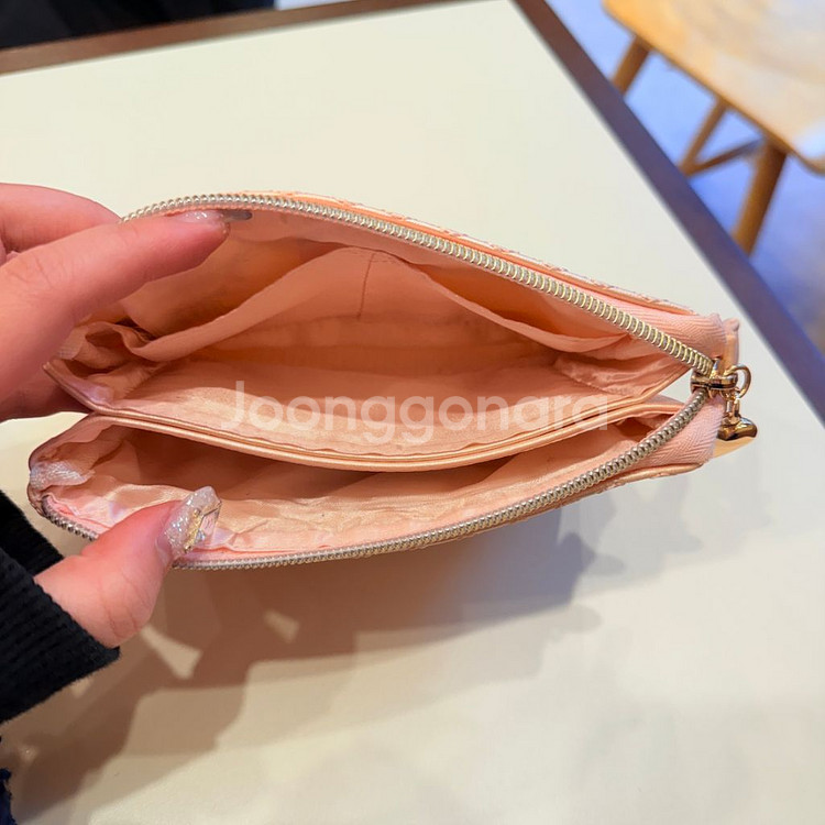 국내) 고전 키티 카드 지갑 파우치--3