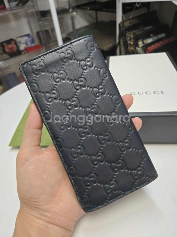 [정품] 구찌 인터로킹 장지갑--1