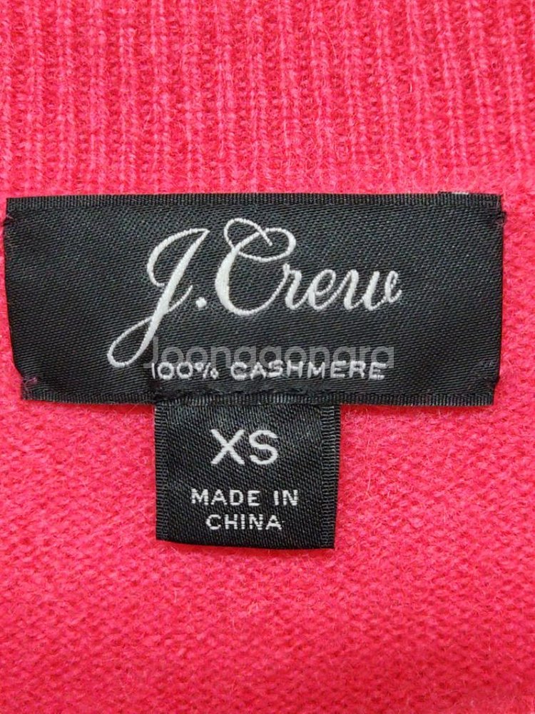 (XS) 캐시미어 니트 무지 라운드 스웨터 해외판--2