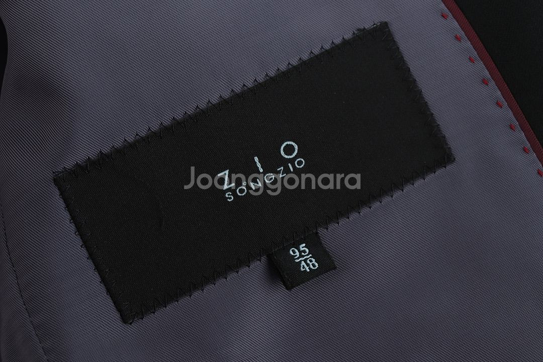 (M) 지오송지오 정장 슈트 자켓 블레이저 블랙--3