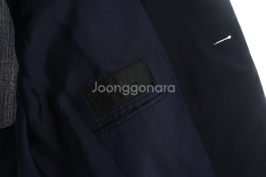 (L) 타임 정장 슈트 자켓 블레이저 네이비 올드스쿨--3