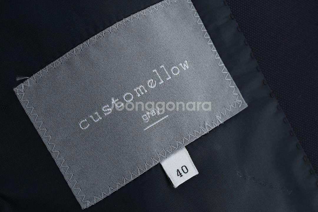 (XL) 커스텀멜로우 정장 슈트 자켓 블레이저 네이비--3