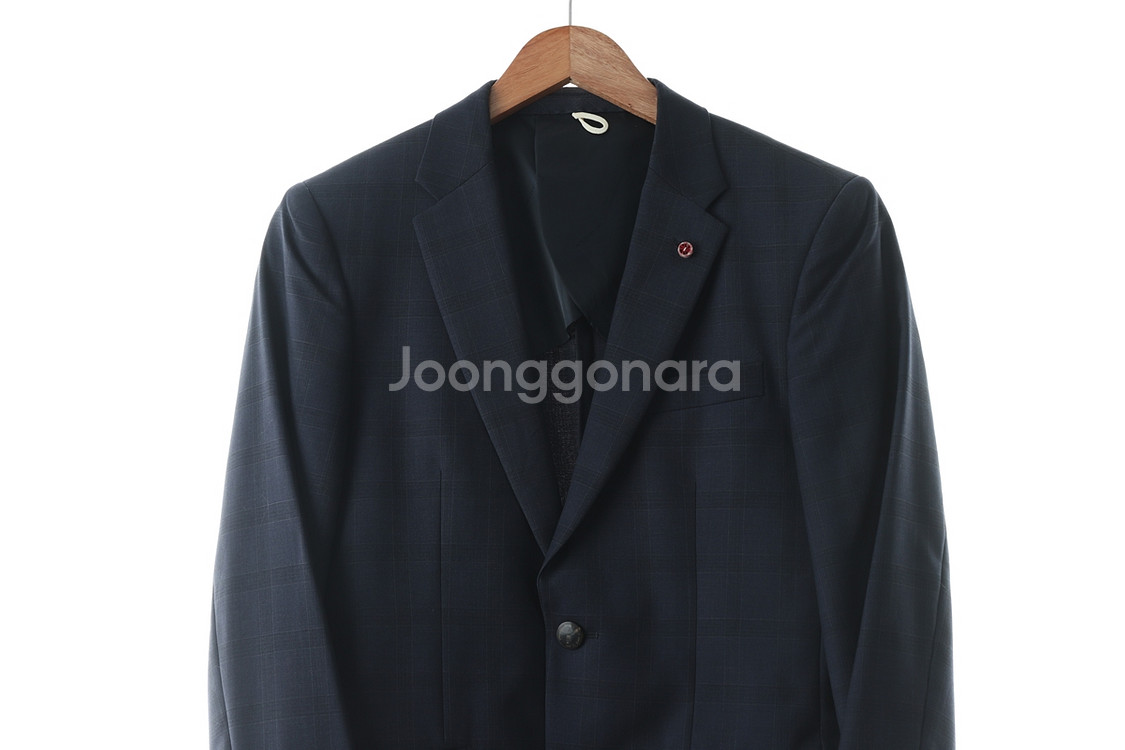 (M) 커스텀멜로우 정장 슈트 자켓 블레이저 네이비--1
