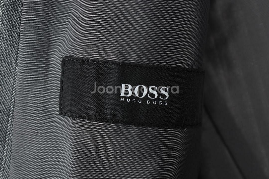 (XL) 휴고보스 정장 슈트 자켓 블레이저 그레이--3