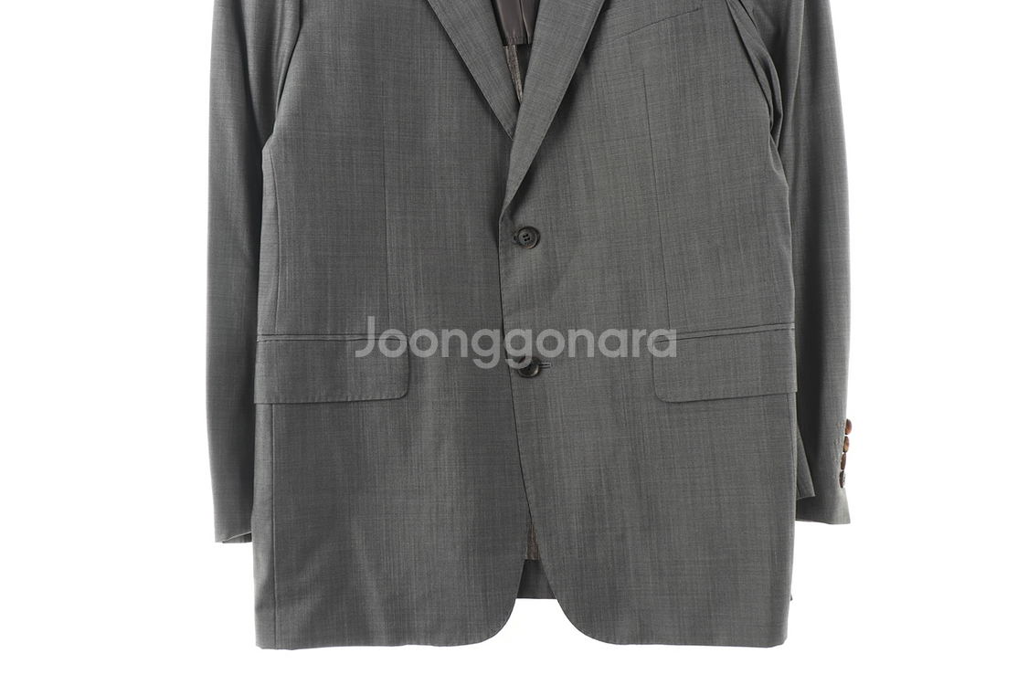 (L) 닥스 정장 슈트 자켓 블레이저 연브라운 루즈핏--2
