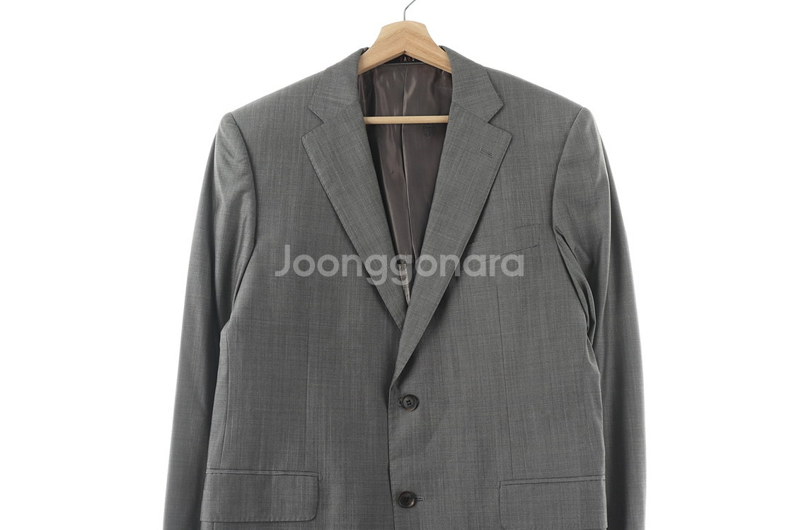 (L) 닥스 정장 슈트 자켓 블레이저 연브라운 루즈핏--1