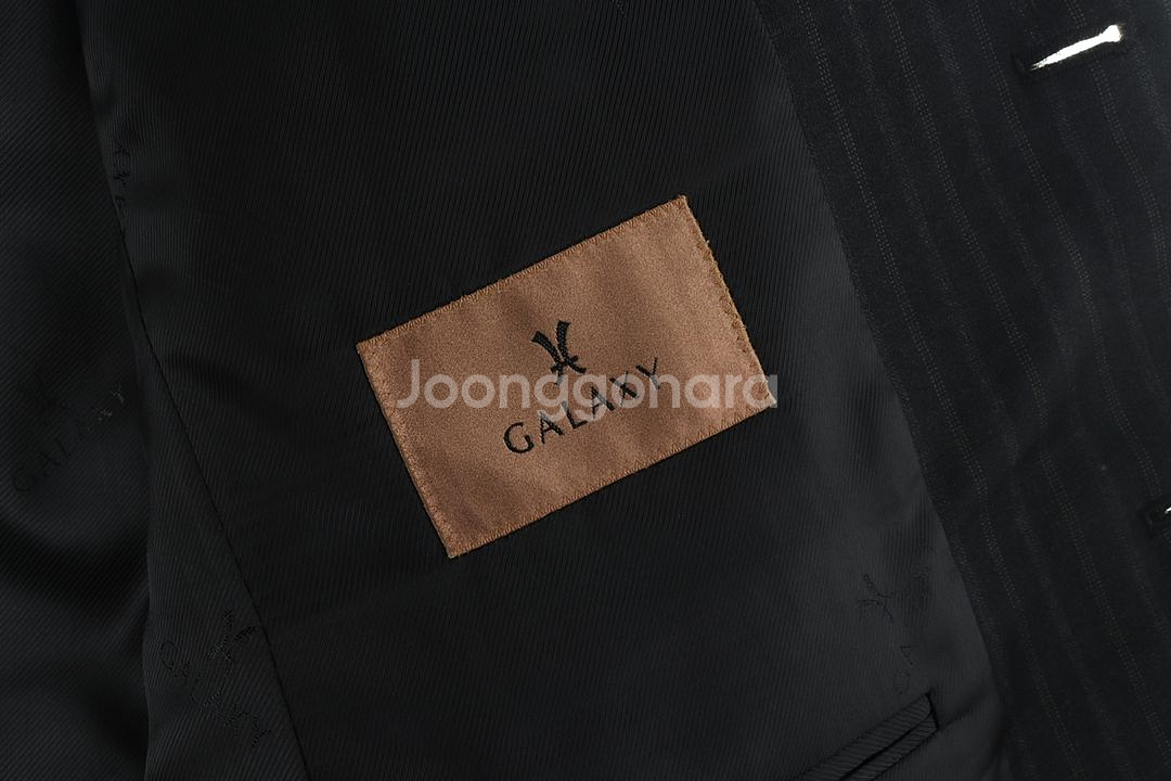 (L) 갤럭시 정장 슈트 자켓 블레이저 블랙 루즈핏--3