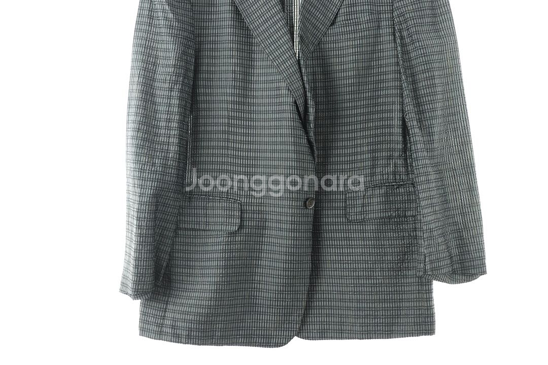 (XL) 닥스 정장 슈트 자켓 블레이저 그레이 체크--2