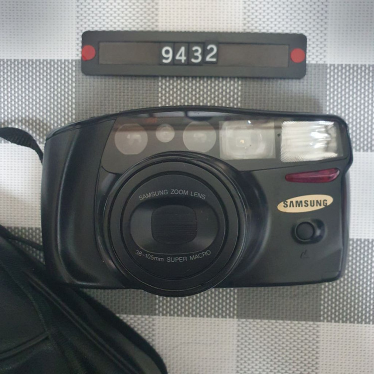 삼성캐녹스 퍼지줌 1050 필름카메라 파우치포함--0