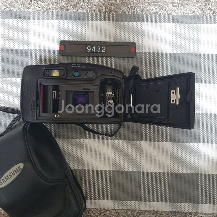 삼성캐녹스 퍼지줌 1050 필름카메라 파우치포함--4