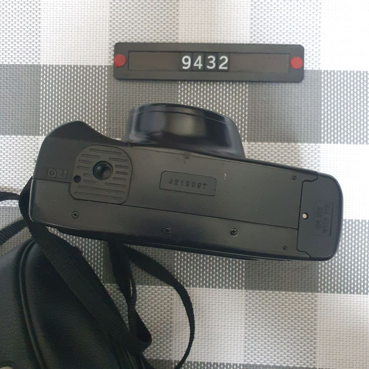 삼성캐녹스 퍼지줌 1050 필름카메라 파우치포함--3