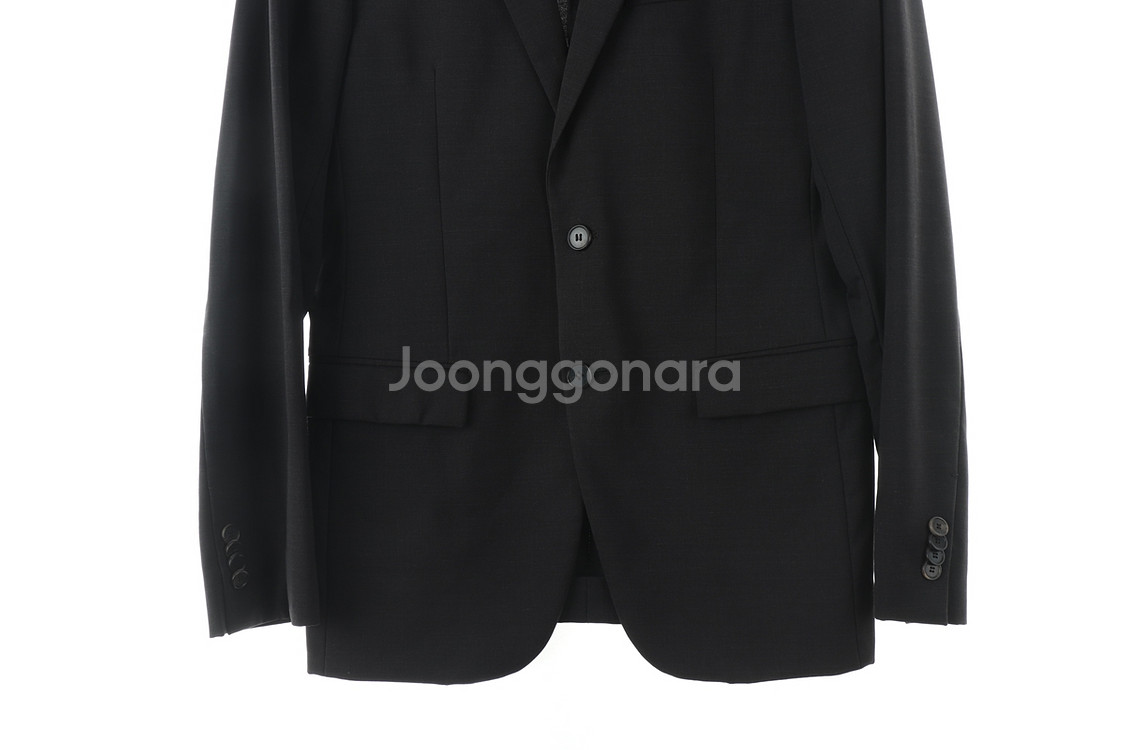 (L) 솔리드옴므 정장 슈트 자켓 블레이저 차콜--2