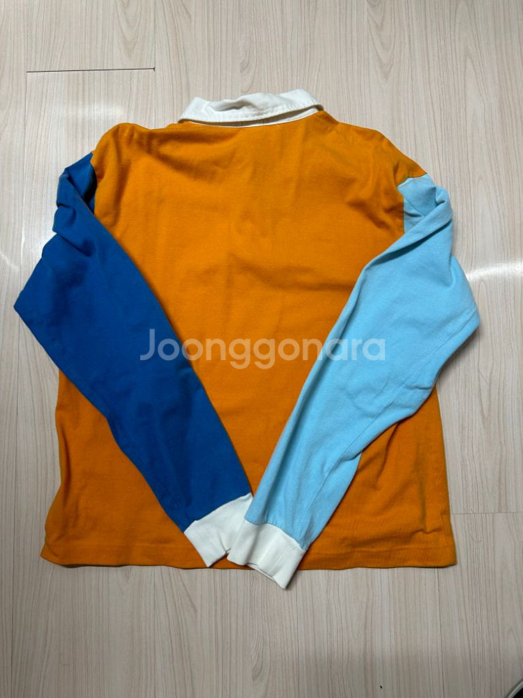 00s A BATHING APE 베이프 럭비 카라티셔츠--6
