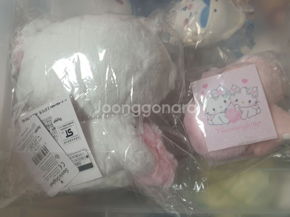 산리오 헤이세이캐릭터후와후와하트시리즈 허니큐트챠미키티--2