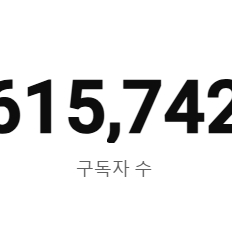 61만 구독자 유튜브 채널 판매합니다