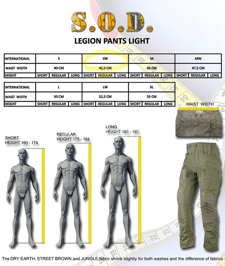 SOD Legion Pants Light 전술바지--5