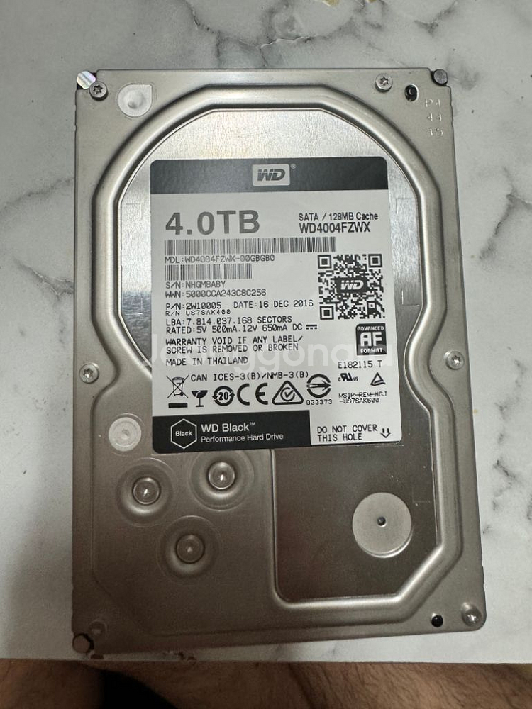 WD Black WD4004FZWX (4테라)--1