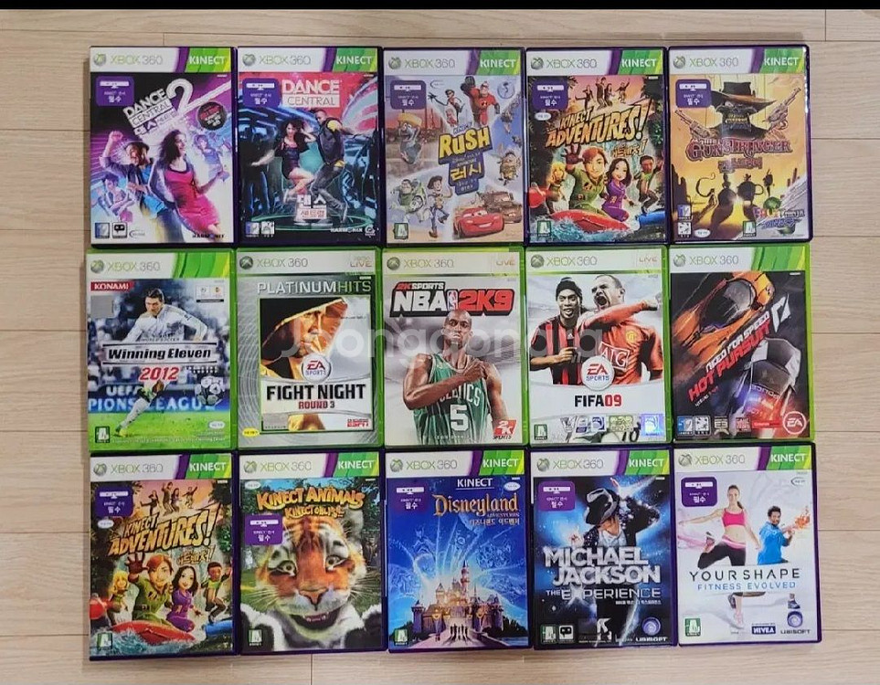 xbox360 키넥트 세트 일괄 팝니다.--3