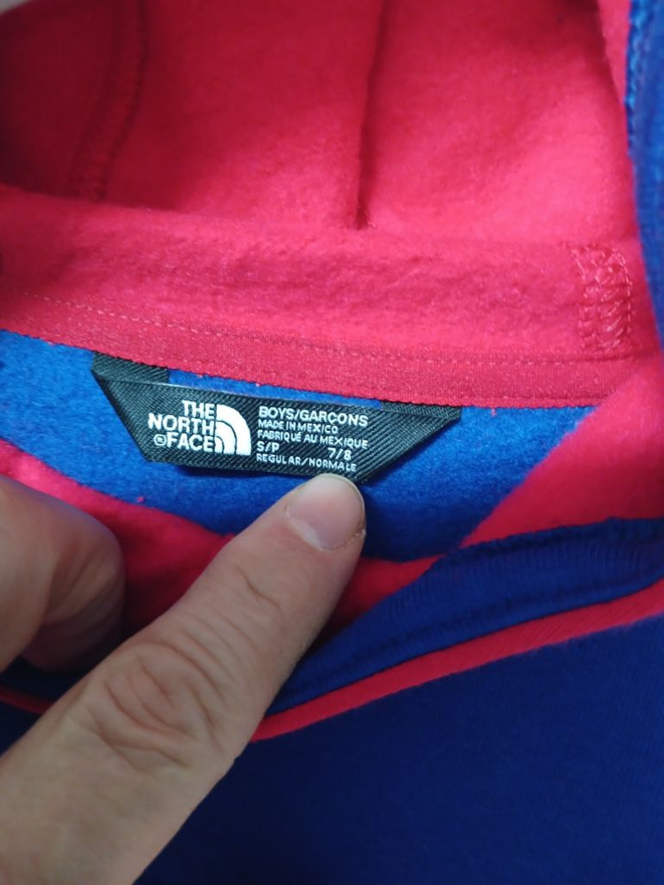 남여주니어 노스페이스 기모 후드티(새상품.7-8) 이미지