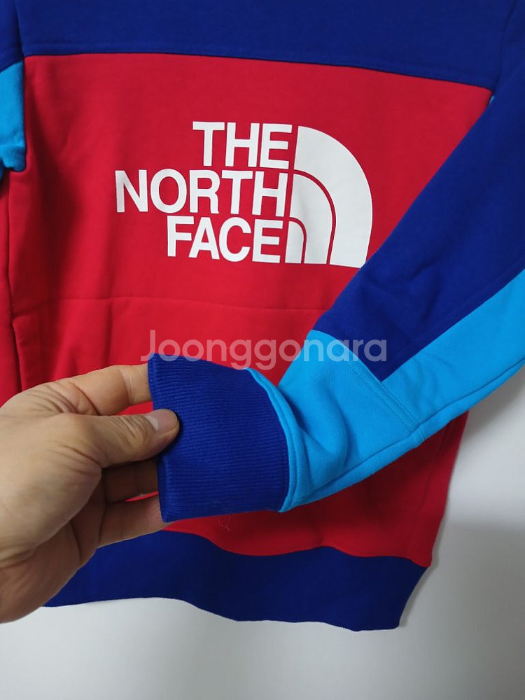 남여주니어 노스페이스 기모 후드티(새상품.7-8)--2