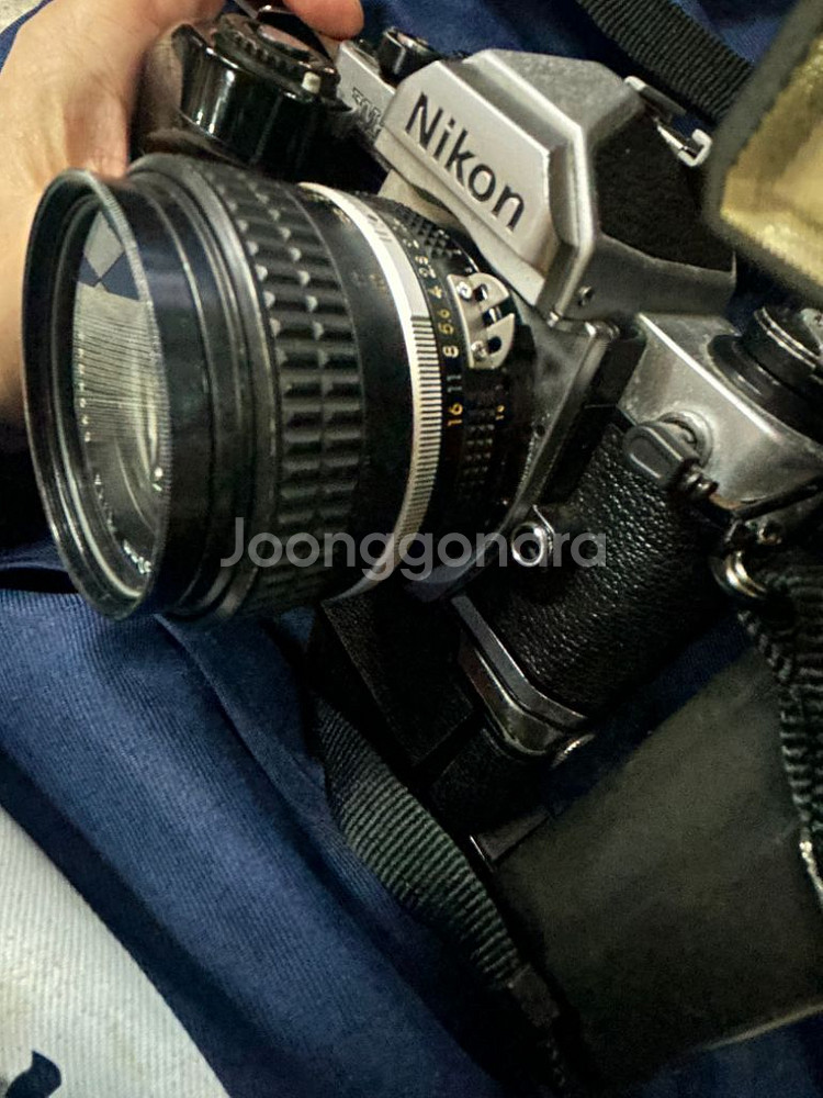 니콘 fm2 50mm 1.4 수동 필름 카메라+md12--1