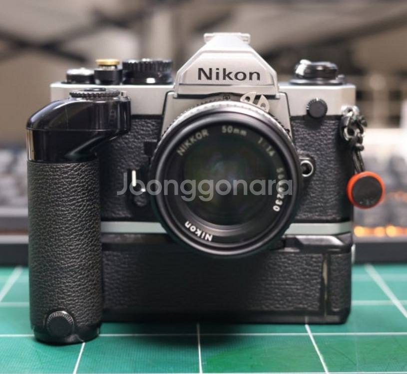 니콘 fm2 50mm 1.4 수동 필름 카메라+md12--3