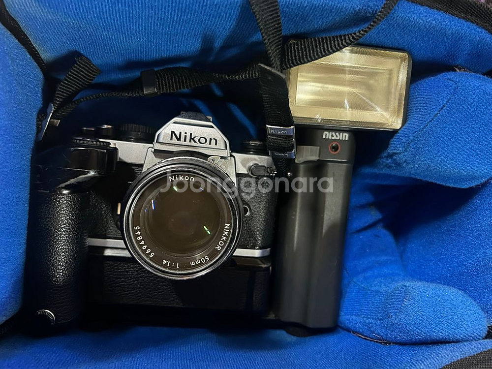 니콘 fm2 50mm 1.4 수동 필름 카메라+md12--2