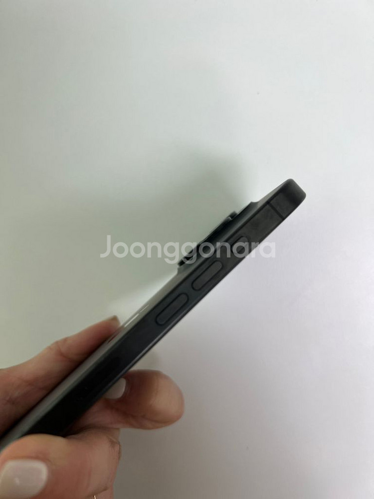 아이폰 15프로 128 블랙티타늄 공기계--2