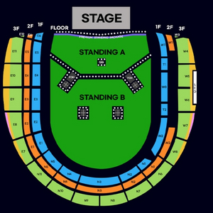 오아시스 내한 공연 스탠딩A 4100번대 2연석 양도