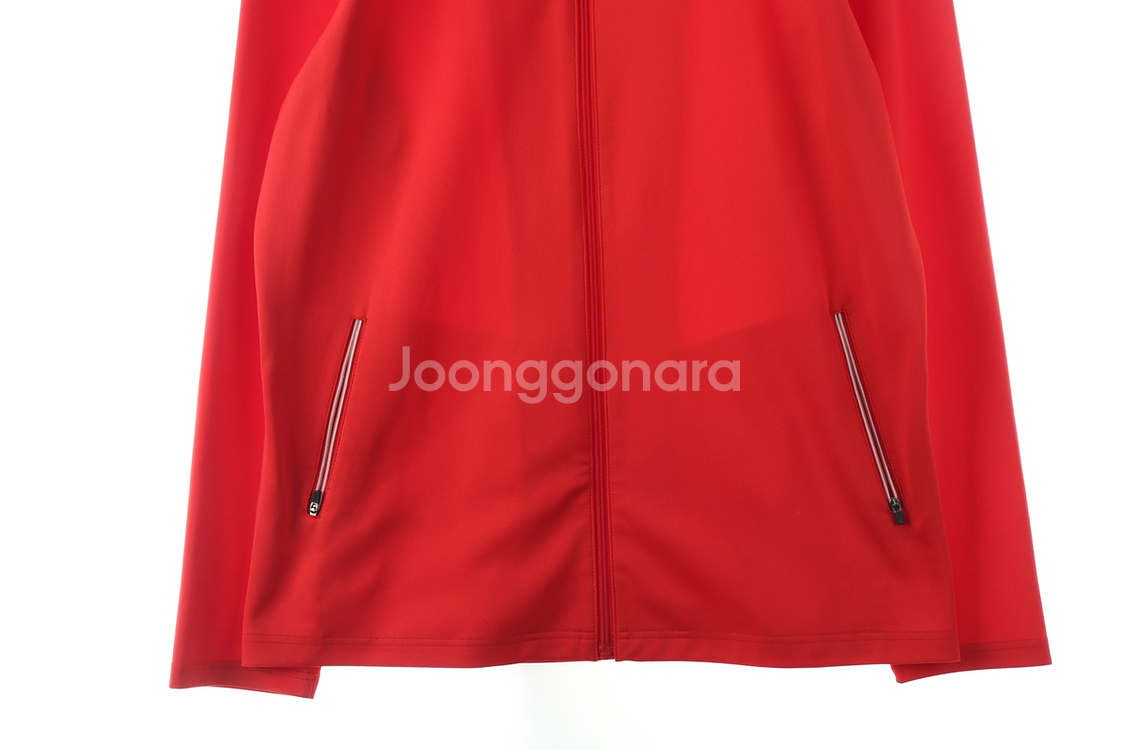 (3XL) 르꼬끄 집업져지 트랙탑 빅사이즈 레드--3
