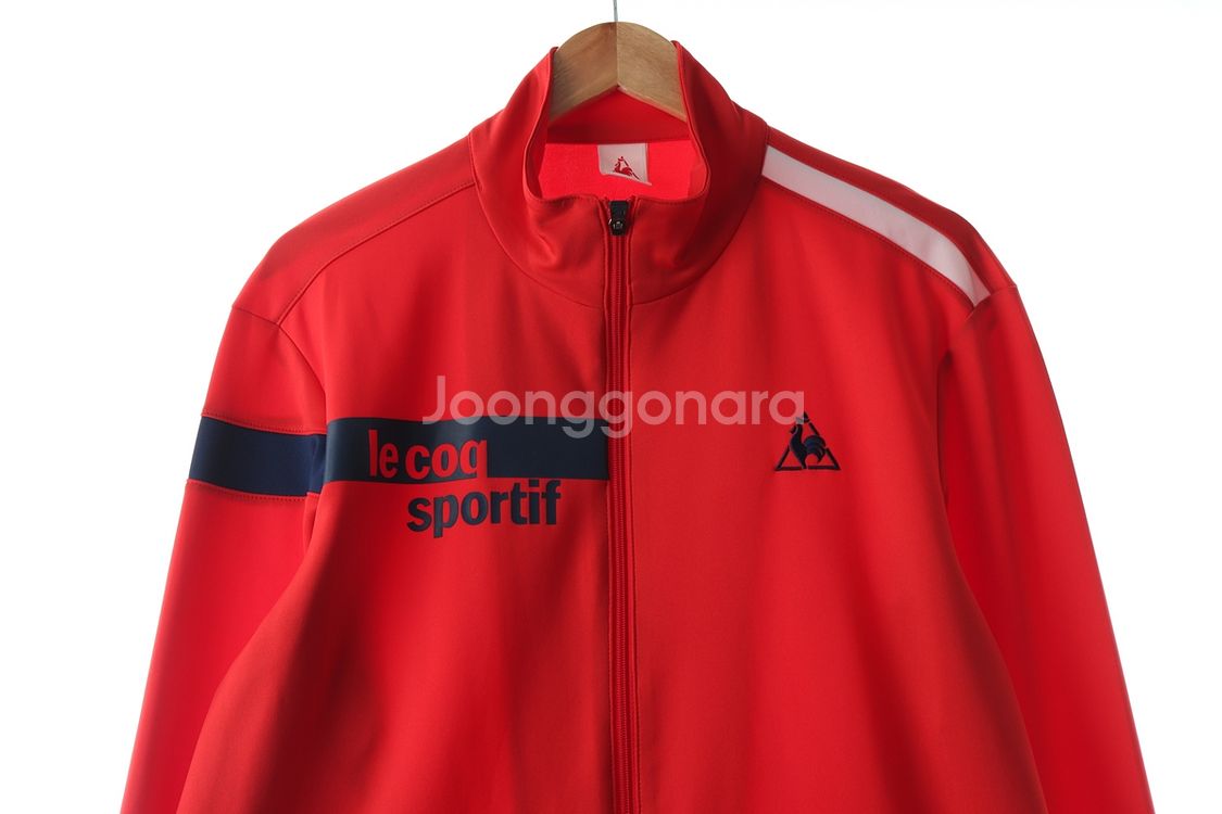 (3XL) 르꼬끄 집업져지 트랙탑 빅사이즈 레드--2
