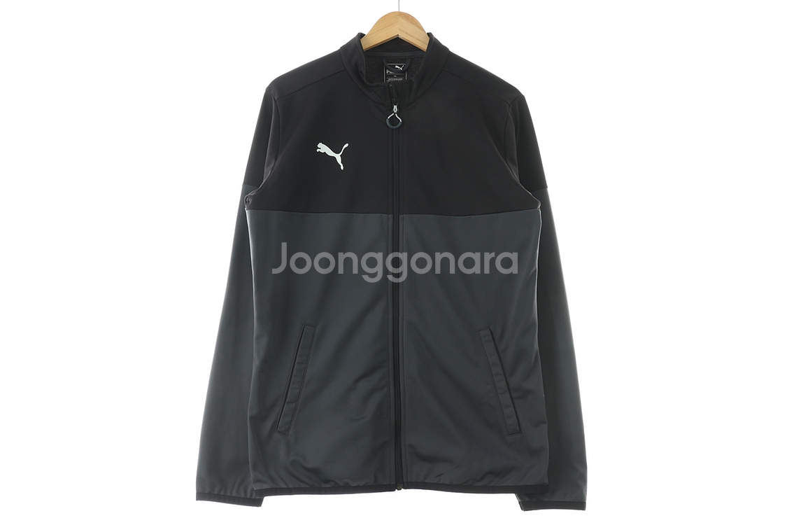 (2XL) 퓨마 집업져지 트랙탑 빅사이즈 그레이--1