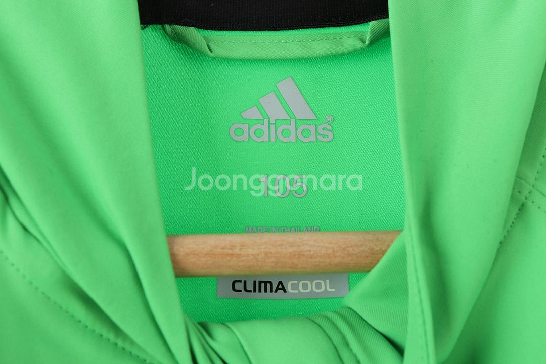 (XL) 아디다스 집업져지 트랙탑 그린 올드스쿨--4