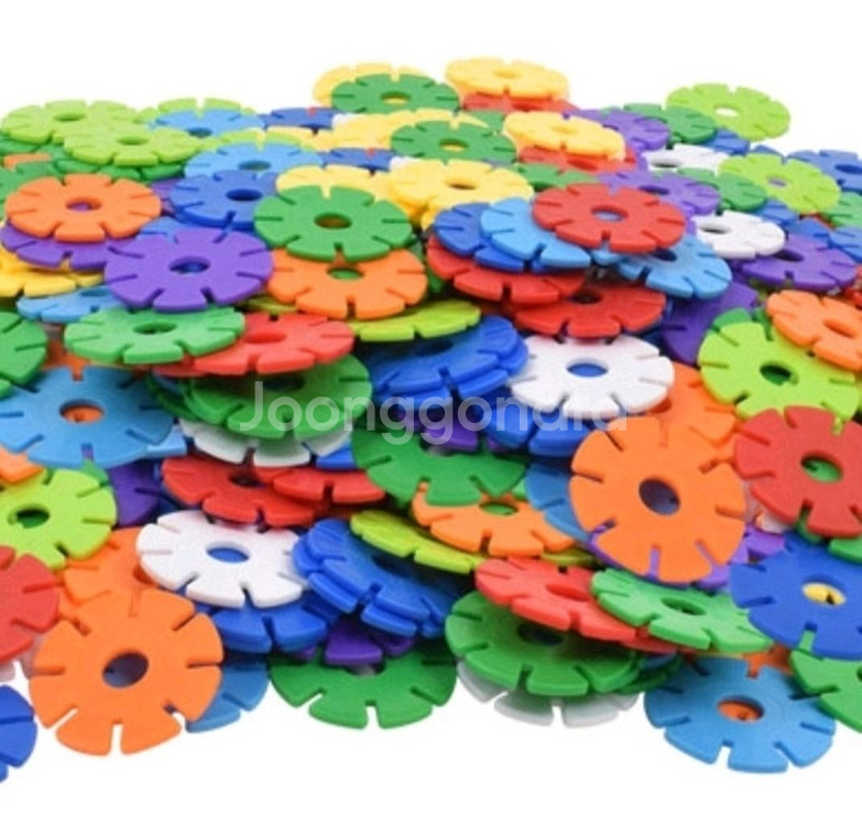 눈송이블럭 소근육 200pcs 새상품--2