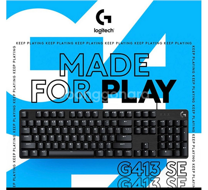 로지텍 G413 SE 기계식 게이밍 유선 일반형 키보드--0