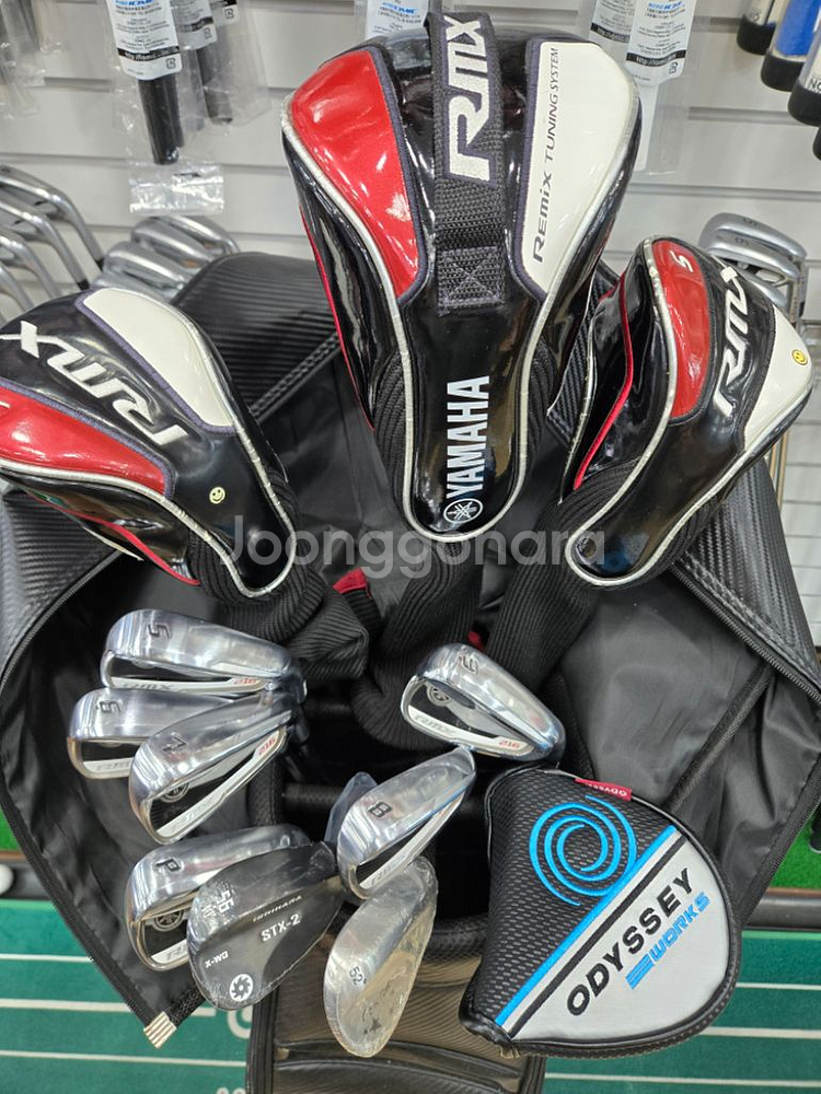 야마하 프로기이 PRGR 남자골프채풀세트 스틸S--1