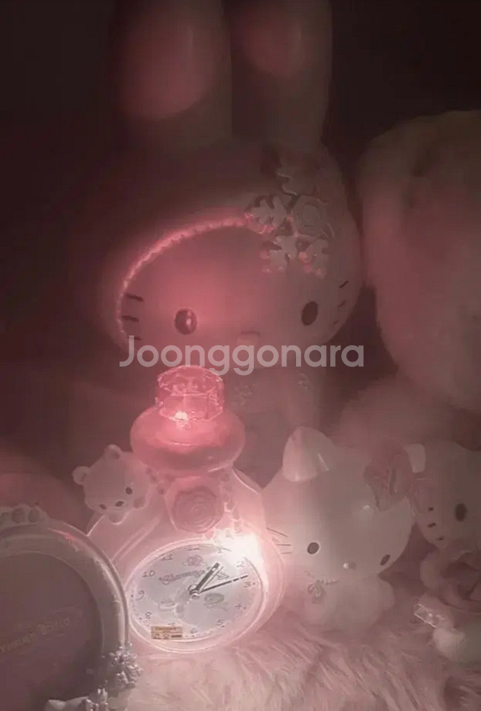 고전키티 눈토끼 눈사람키티 무드등 풀박스--9