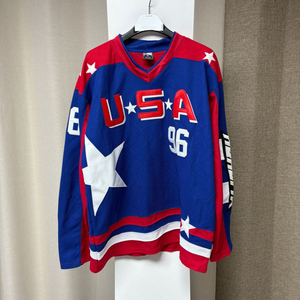 미국 USA 아이스하키 유니폼 XL