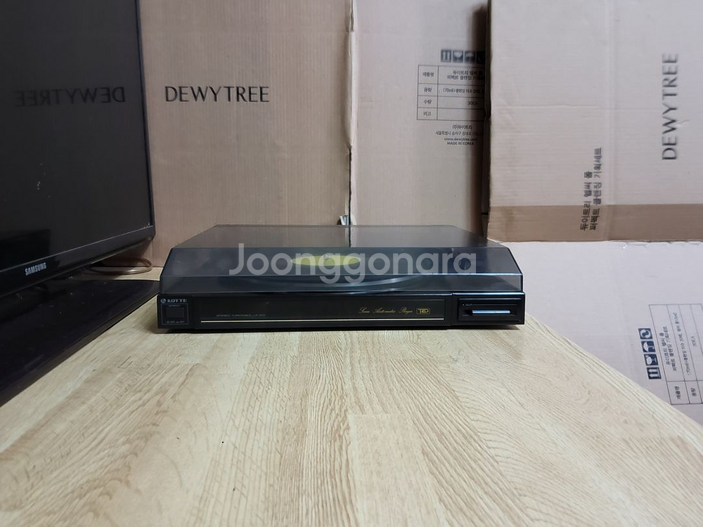 롯데 LP 턴테이블 LP-310 (오디오 앰프 음향기기--4