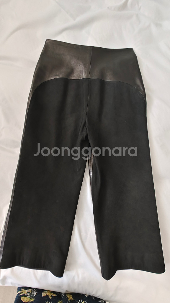 넘버프로젝트 가죽바지--1