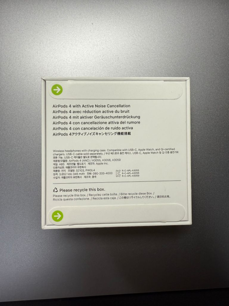 에어팟4 노캔버전 미개봉--1