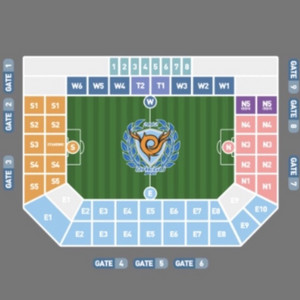 12월1 일 대구fc vs 충남아산 E6구역 2 연석