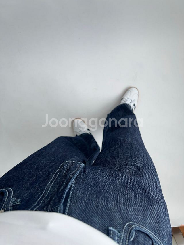 세미와이드 생지 데님--3