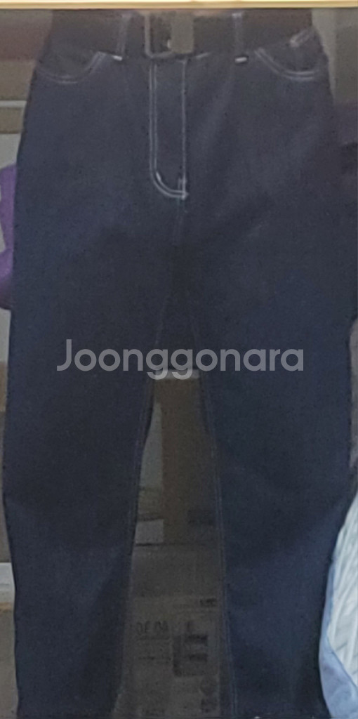 세미와이드 생지 데님--8