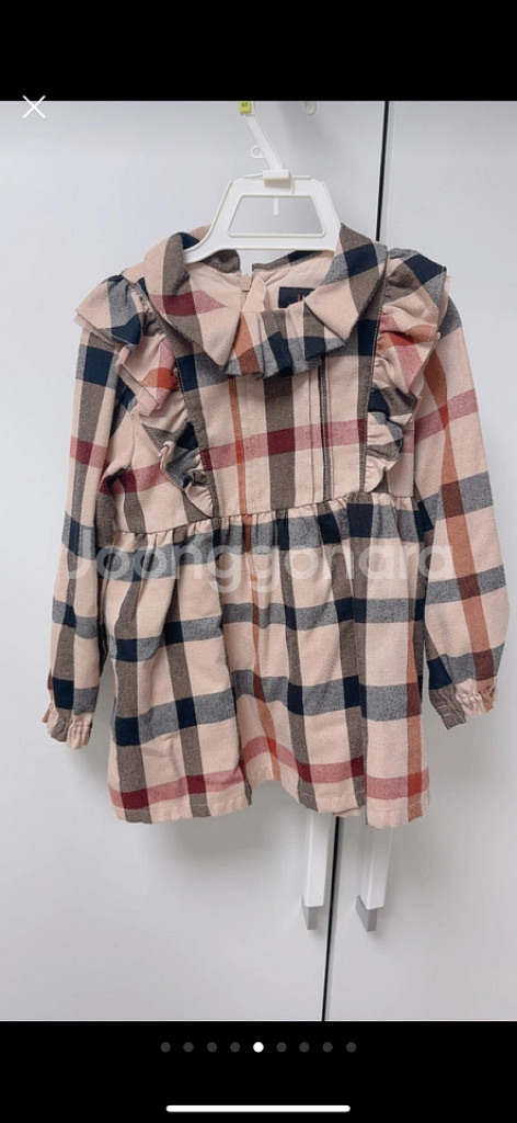 닥스셔츠남방120 닥스원피스110 남매룩 닥스키즈--4