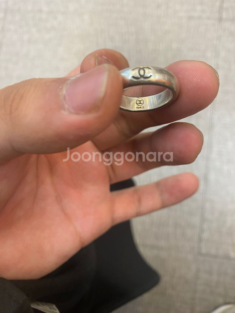 샤넬 은반지--1
