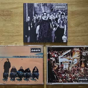 CD 음반 oasis 오아시스 싱글 3장