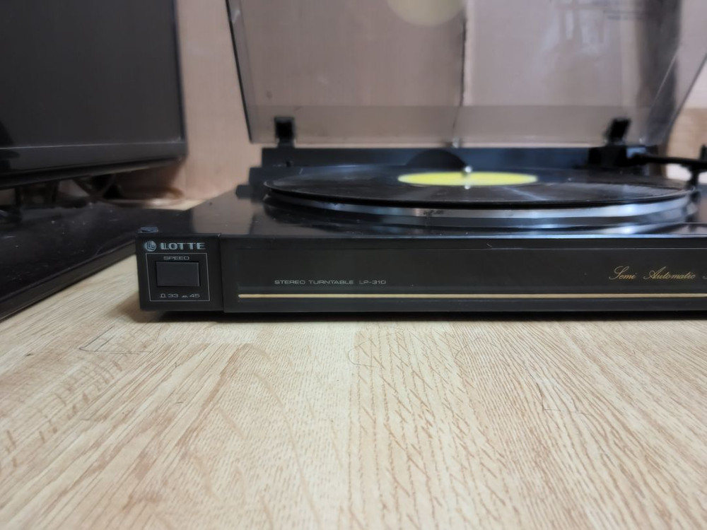 롯데 LP 턴테이블 LP-310 (오디오 앰프 음향기기 이미지