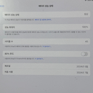 2024 아이패드 프로 11 m4칩 256gb wifi